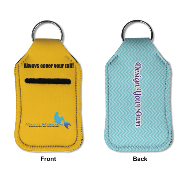 Custom Design - Sanitizer Holder Keychain - Small APPROVAL (Flat)