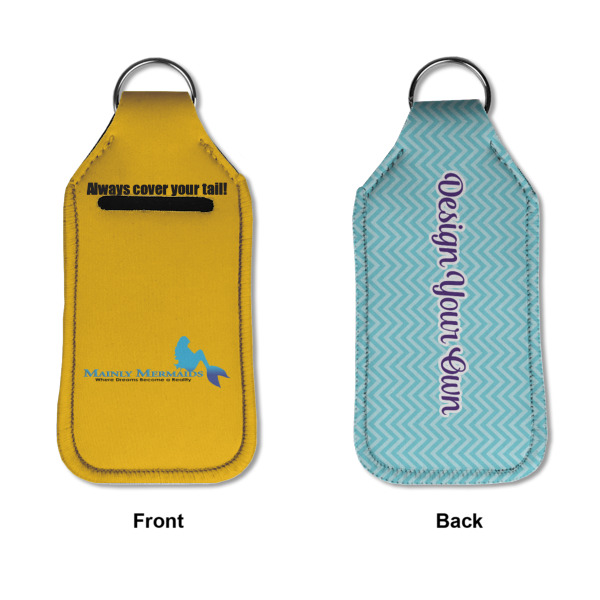 Custom Design - Sanitizer Holder Keychain - Large APPROVAL (Flat)