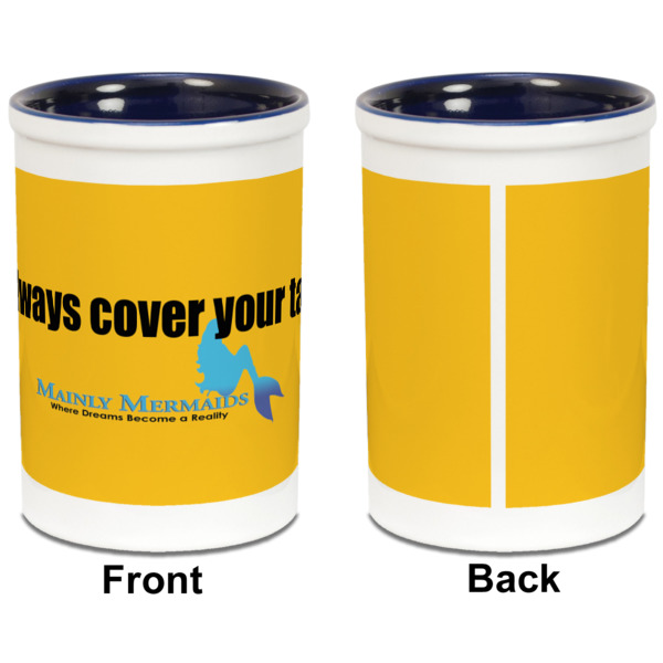 Custom Design - Pencil Holder - Blue - approval