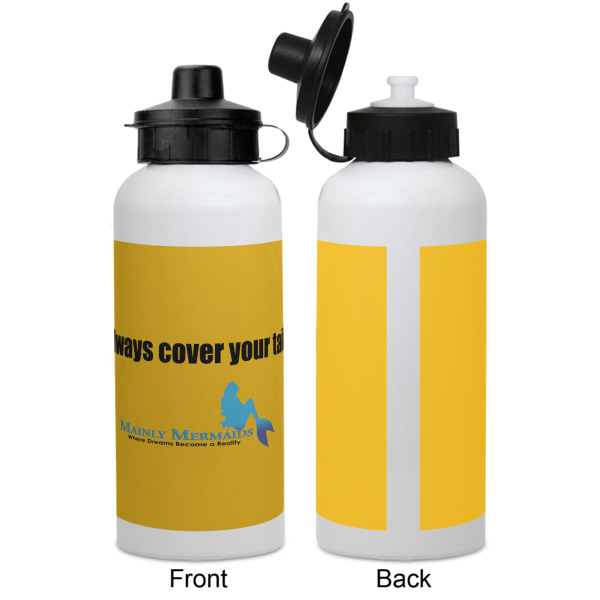 Custom Design - Aluminum Water Bottle - White APPROVAL