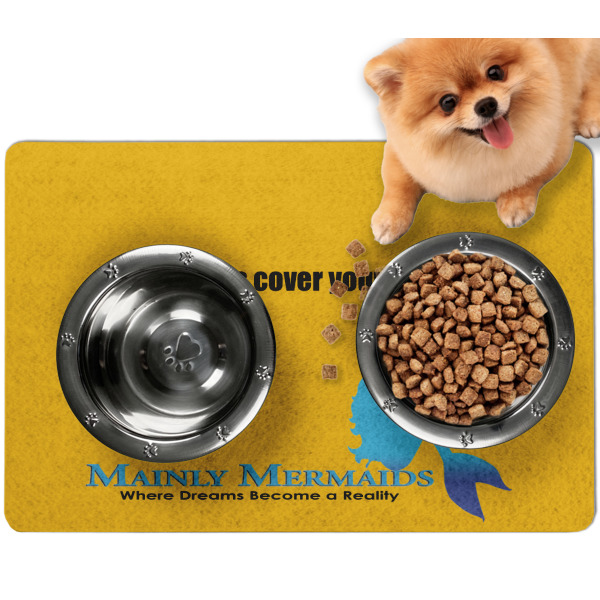 Custom Design Your Own Dog Food Mat - Small