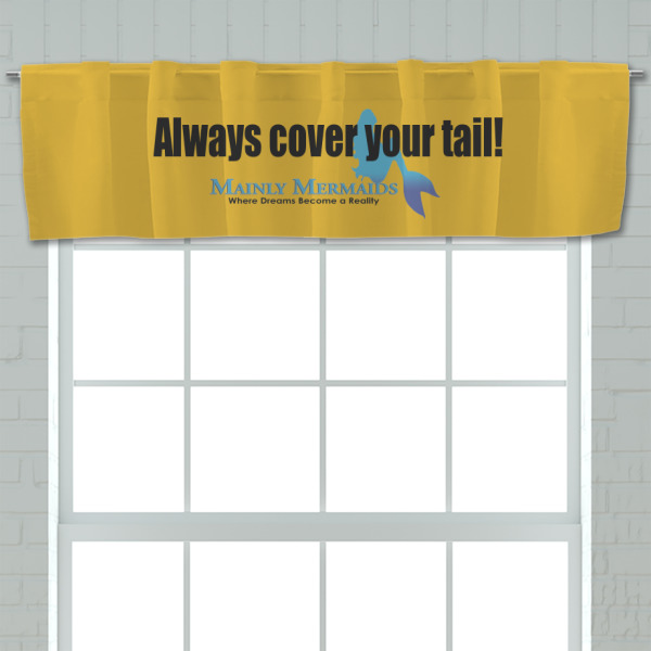 Custom Design - Valance - Closeup on window