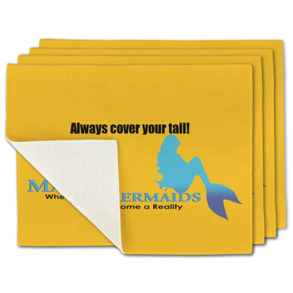 Custom Design Your Own Single-Sided Linen Placemat - Set of 4