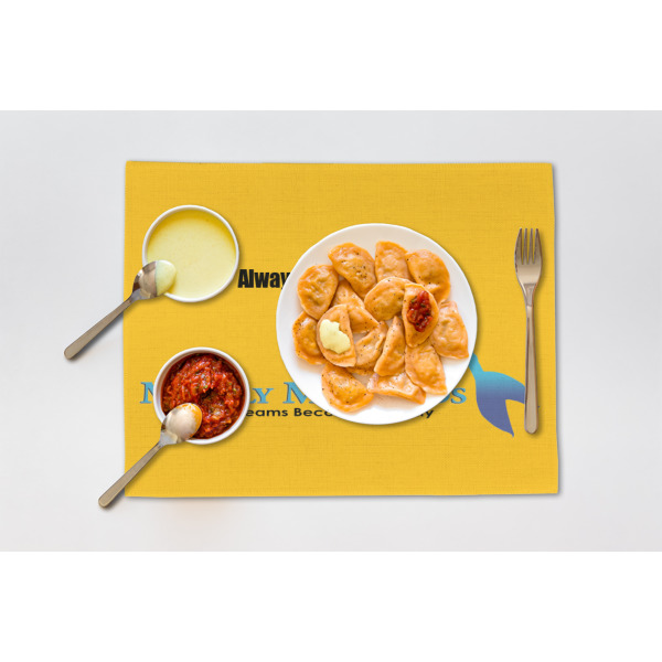 Custom Design - Linen Placemat - Single - Lifestyle