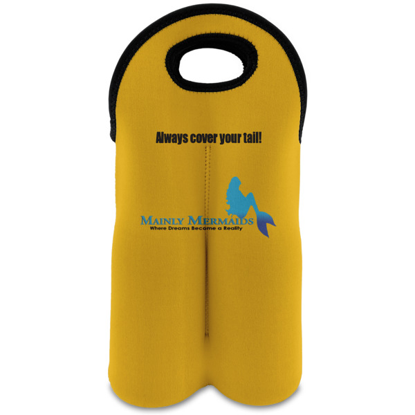 Custom Design Your Own Wine Tote Bag - 2 Bottles