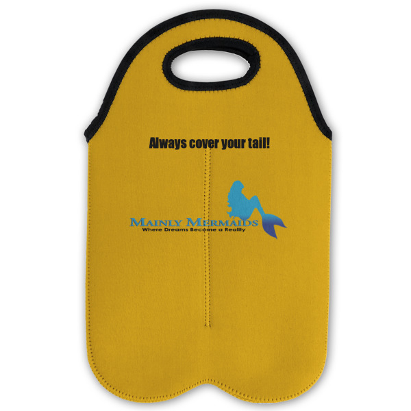 Custom Design - Double Wine Tote - Flat