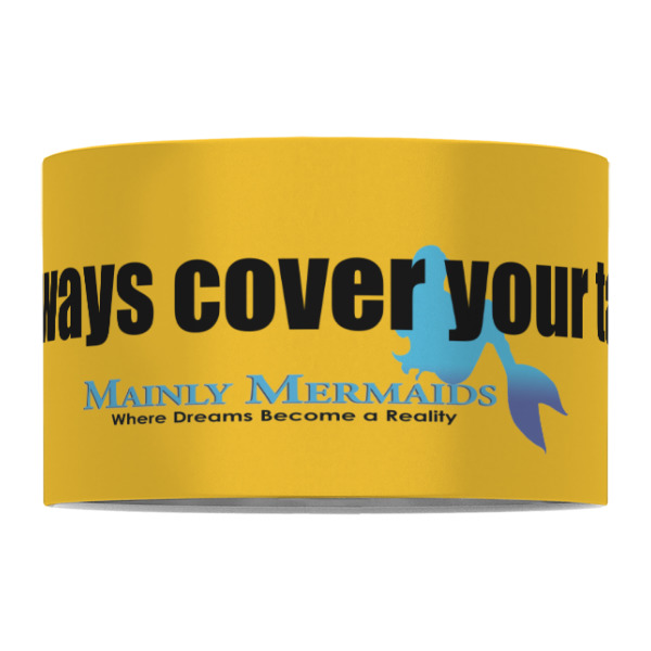 Custom Design - 12" Drum Lampshade - FRONT (Fabric)