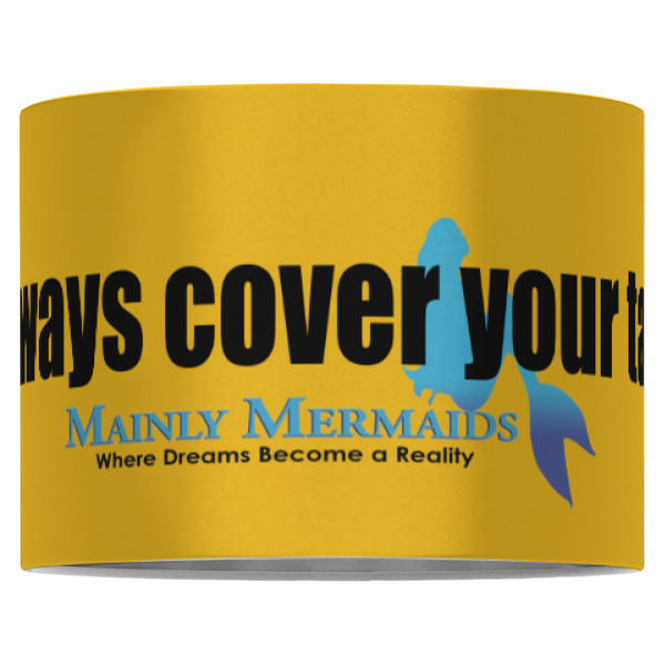 Custom Design - 16" Drum Lampshade - Front (Fabric)