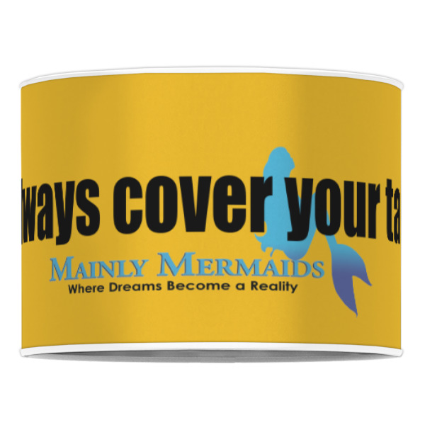 Custom Design - 16" Drum Lampshade - Front (Poly Film)