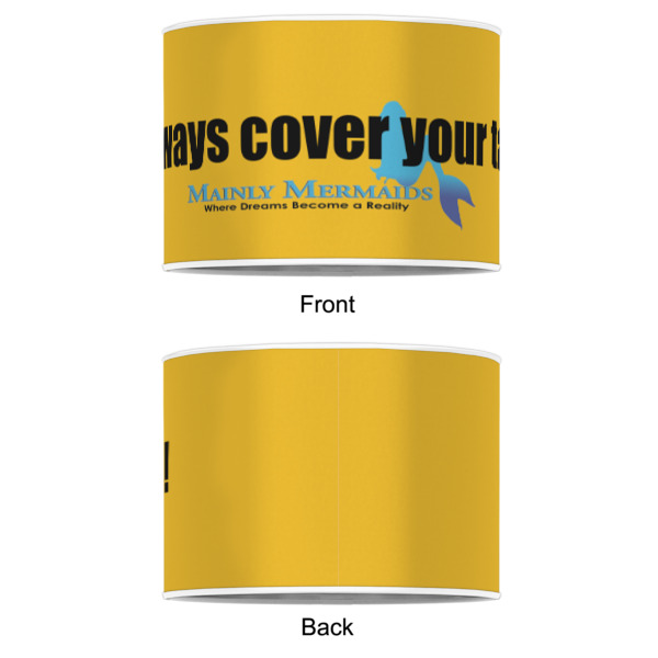 Custom Design - 8" Drum Lampshade - APPROVAL (Poly Film)