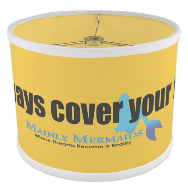 Custom Design - 8" Drum Lampshade - ANGLE Poly-Film