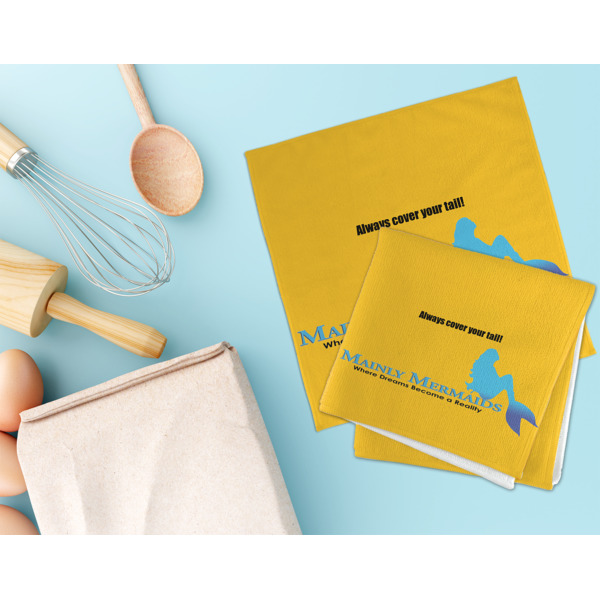 Custom Design - Microfiber Dish Rag - LIFESTYLE