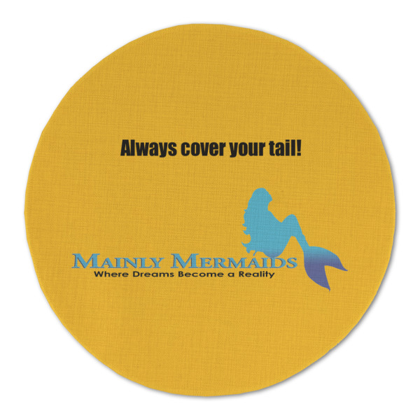 Custom Design - Round Linen Placemats - FRONT (Double Sided)
