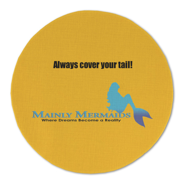 Custom Design Your Own Round Linen Placemat