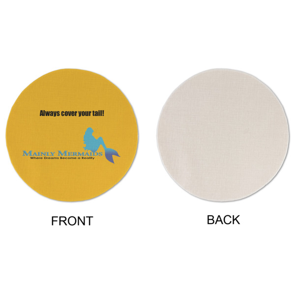Custom Design - Round Linen Placemats - APPROVAL (single sided)