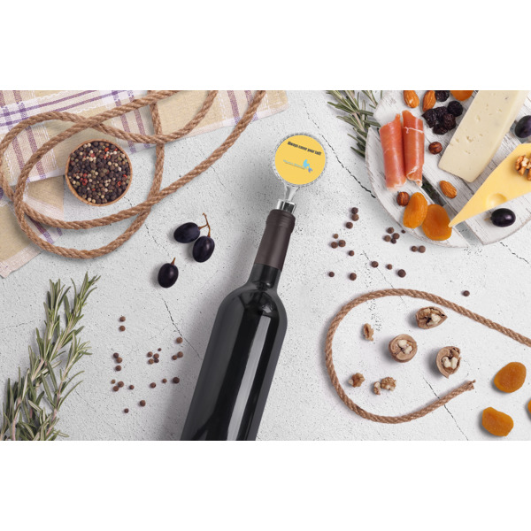 Custom Design - Wine Bottle Stopper - LIFESTYLE