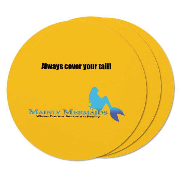 Custom Design - Round Fridge Magnet - THREE