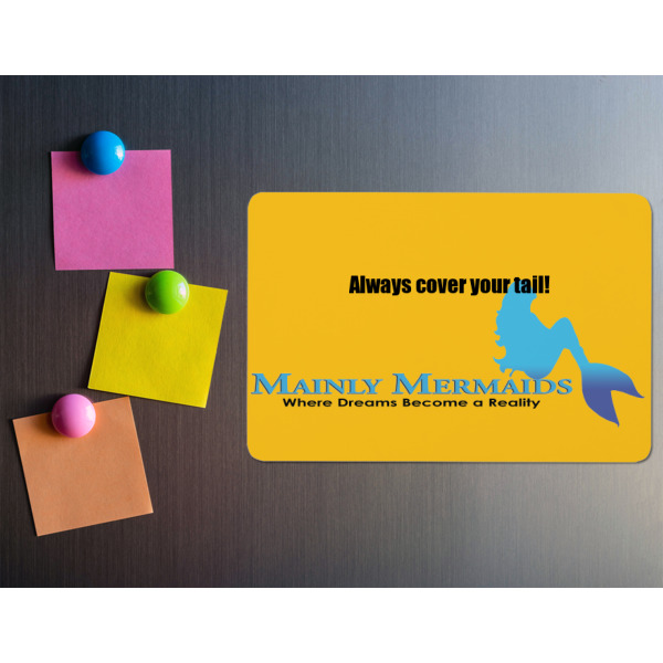 Custom Design - Rectangular Fridge Magnet - LIFESTYLE