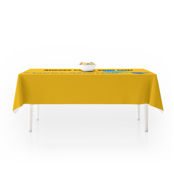 Custom Design - Tablecloths (58"x102") - LIFESTYLE (side view)
