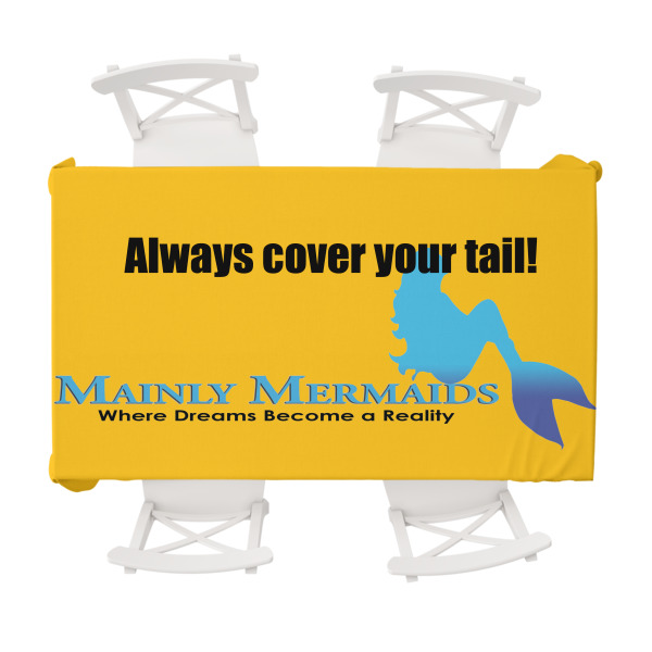 Custom Design Your Own Tablecloth - 58" x 102"