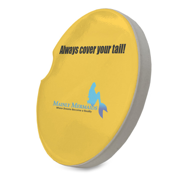 Custom Design - Sandstone Car Coaster - Standing Angle