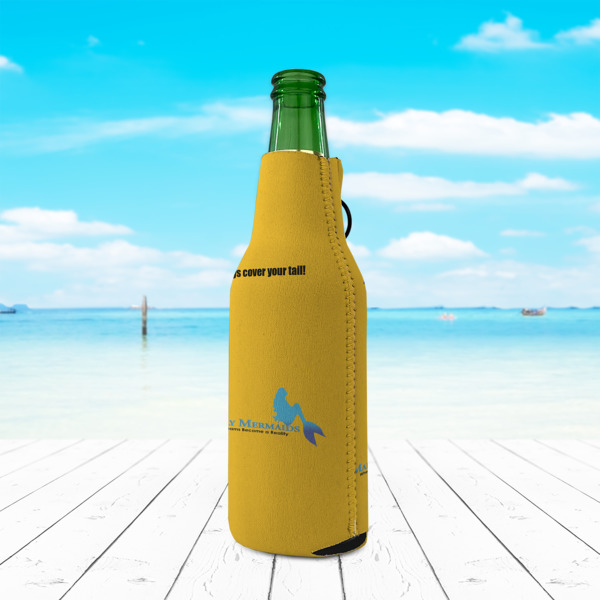 Custom Design - Zipper Bottle Cooler - LIFESTYLE