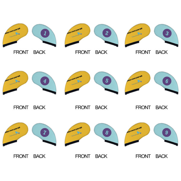 Custom Design - Golf Club Covers - APPROVAL (set of 9)