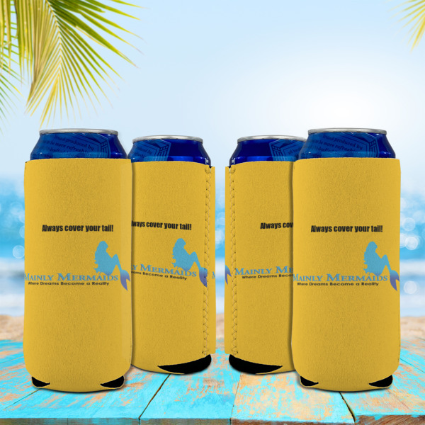 Custom Design - Can Cooler - 16oz - Set of 4 - In Context
