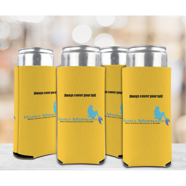 Custom Design - Can Cooler - Tall 12oz - Set of 4 - In Context