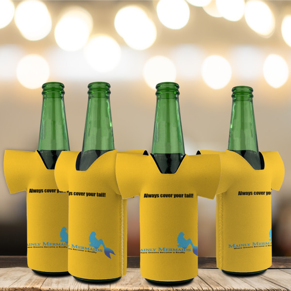 Custom Design - Jersey Bottle Cooler - Set of 4 - LIFESTYLE