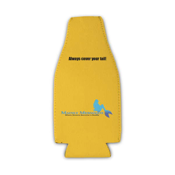 Custom Design - Zipper Bottle Cooler - Set of 4 - Front