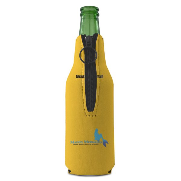 Custom Design - Zipper Bottle Cooler - BACK (bottle)