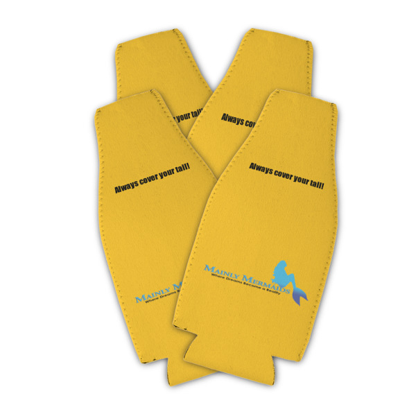 Custom Design - Zipper Bottle Cooler - Set of 4 - Main