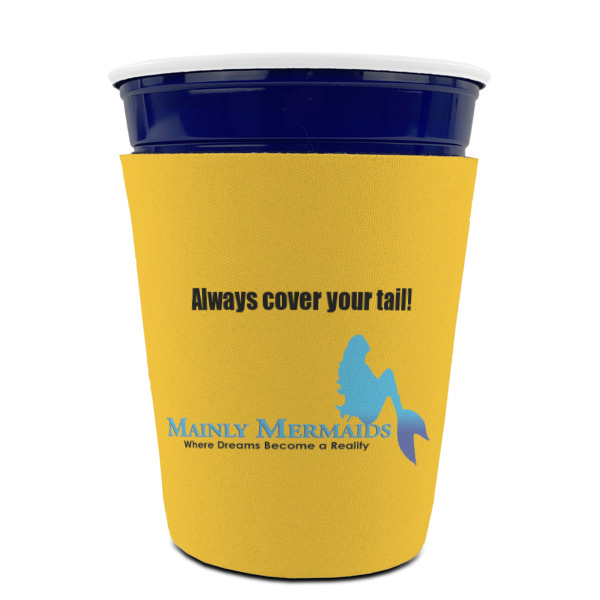 Custom Design - Party Cup Sleeves - without bottom - Front (On Cup)