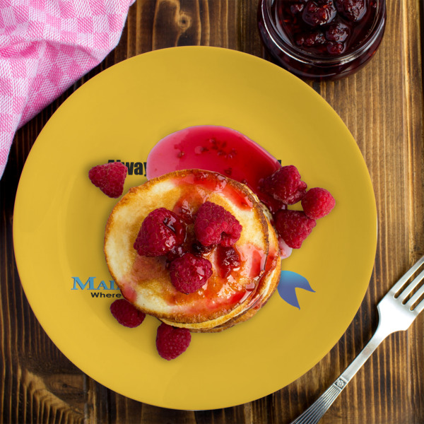 Custom Design - Melamine Plate 8 inches - LIFESTYLE