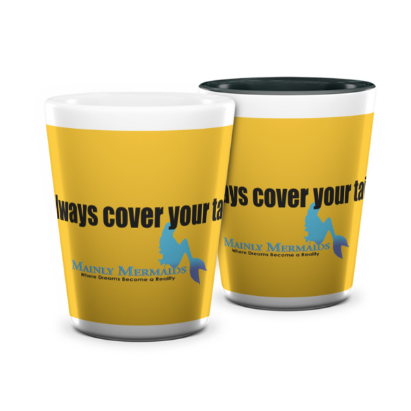 Custom Design Your Own Ceramic Shot Glass - 1.5 oz