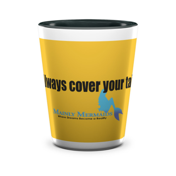 Custom Design - Ceramic Shot Glass - Two Tone - Front