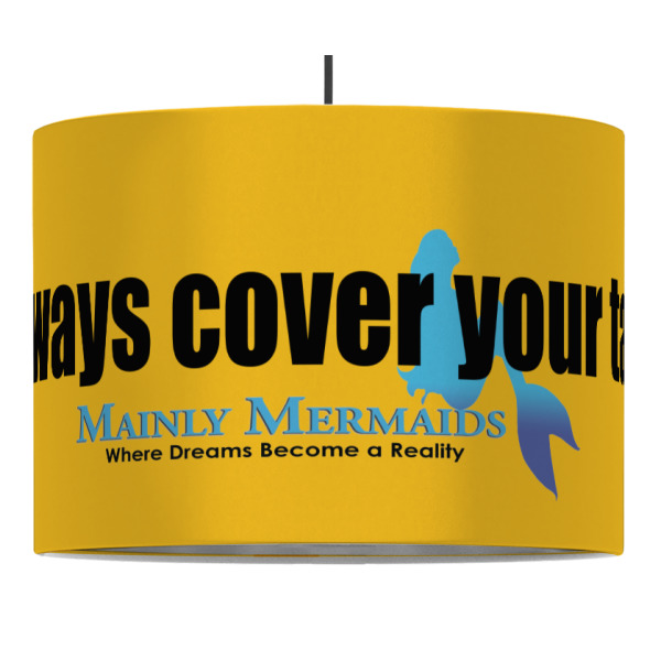 Custom Design - 16" Drum Lampshade - PENDANT (Fabric)