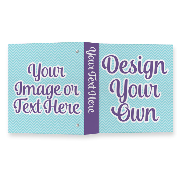 Custom Design - 3 Ring Binders - Full Wrap - 1" - Open Outside