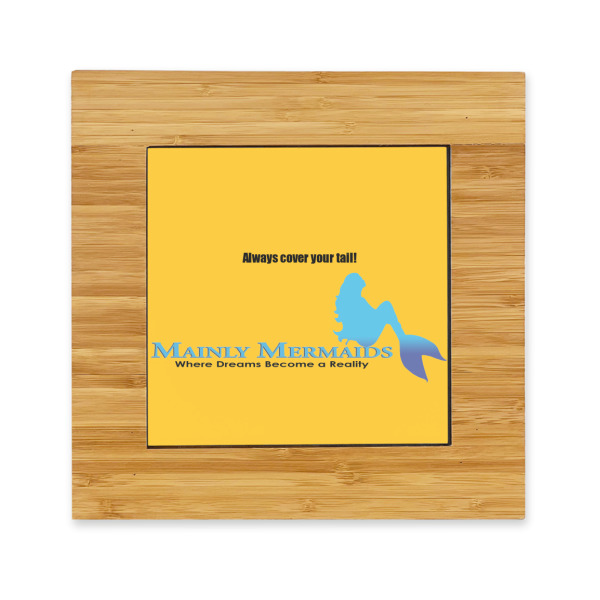 Custom Design Your Own Bamboo Trivet with Ceramic Tile Insert