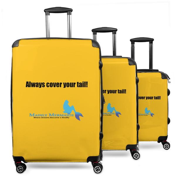 Custom Design Your Own 3-Piece Luggage Set - 20" Carry On - 24" Medium Checked - 28" Large Checked
