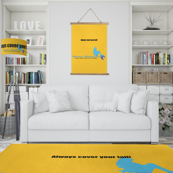 Custom Design - Wall Hanging Tapestry - Portrait - In Context