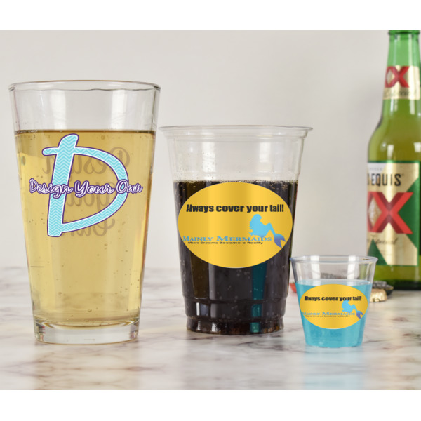 Custom Design - Pint Glass - Two Content - In Context