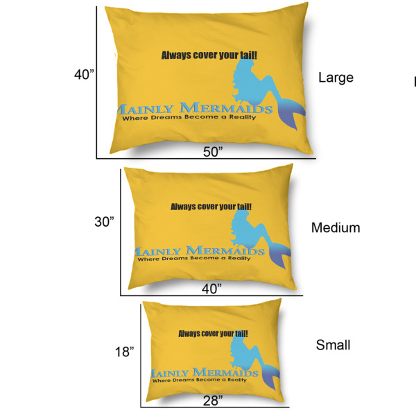 Custom Design - Outdoor Dog Beds - SIZE CHART