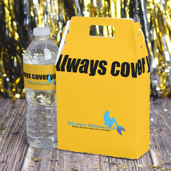 Custom Design - Gable Favor Box - In Context