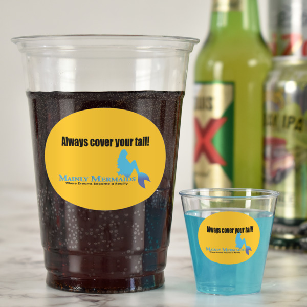 Custom Design - 16oz Party Cup & Plastic Shot Glass - In Context