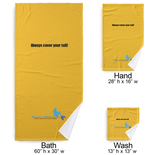 Custom Design - Bath Towel Sets - 3-piece - Approval