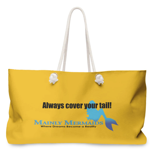 Custom Design Your Own Large Tote Bag with Rope Handles