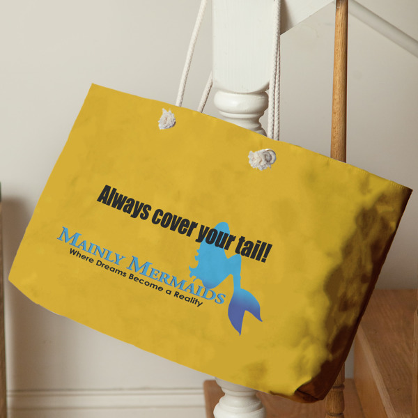 Custom Design - Large Rope Tote - Life Style