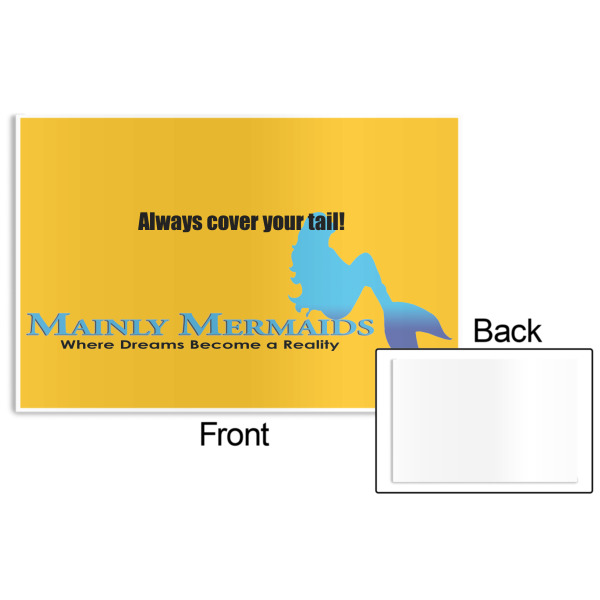 Custom Design - Disposable Paper Placemat - Front & Back